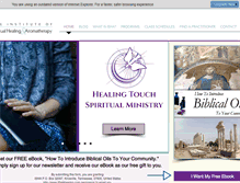 Tablet Screenshot of ishahealing.com
